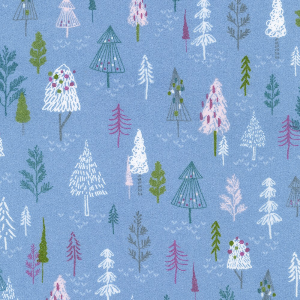 Robert Kaufman SRKF-21753-61 Periwinkle Winter Days Flannel Fabric